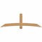 Ekena Millwork Bellingham Timber Gable Bracket, Western Red Cedar, 84"W x 28"H x 3 1/2"D x 5 1/2"F, 8/12 Pitch GBW084X28X0406BEL00SWR - alternate 1